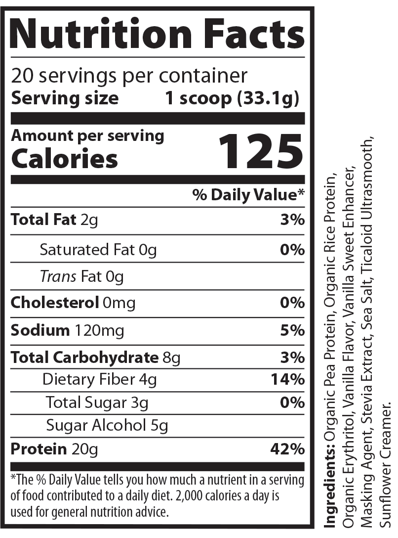 Vegan Protein (Vanilla)