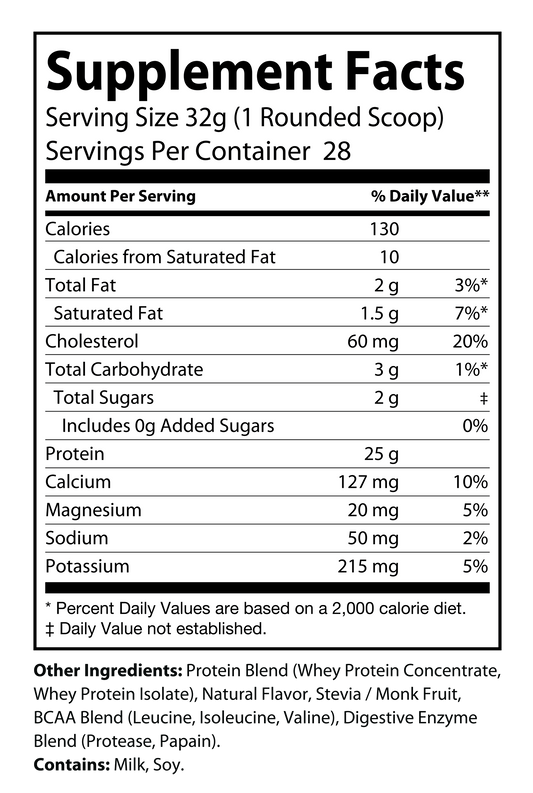 Pure Protein Whey 2LB (Vanilla)